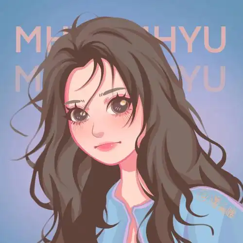 卡通鸭风可爱头像附步骤杨幂