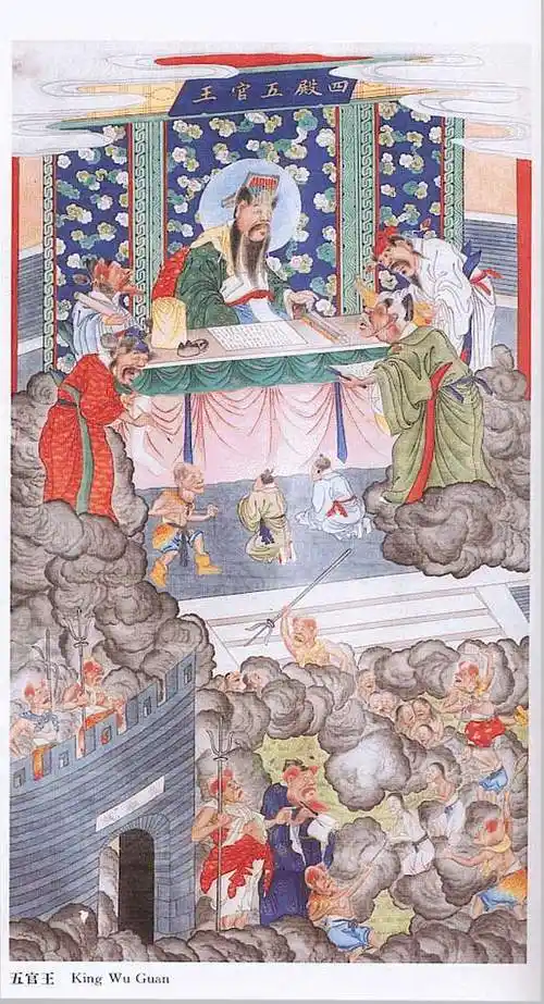 生前行善者,可升天堂,享富贵,生前作恶者,会受惩罚,下地狱