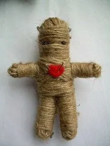 新款巫毒诅咒娃娃巫术诅咒巫毒诅咒小人系扎草人恶人