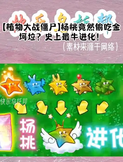 「植物大战僵尸」杨桃竟然偷吃金坷垃?史上最牛进化!