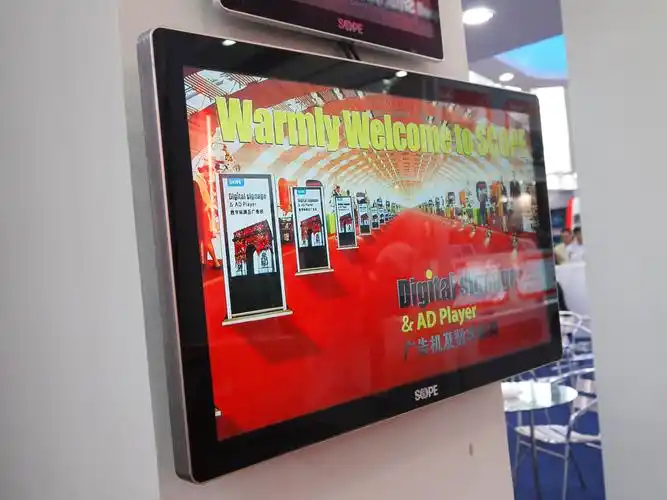 壁挂式65寸商场高清导购传媒广告机led查询教学一体电视广告机