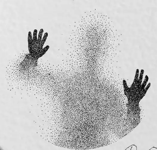 其它 美术课,点的构成 写美篇二,创作过程. 作画过程.