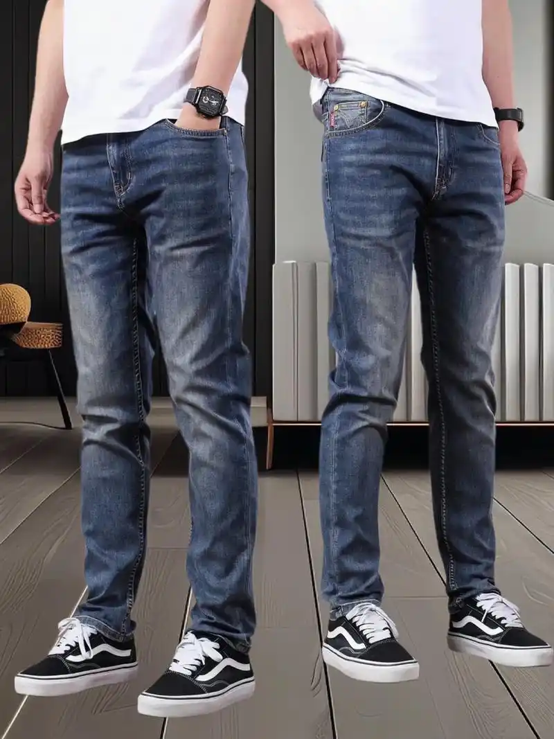 男生夏季薄款牛仔裤来袭 一款夏季薄款牛仔裤男款.水洗工艺