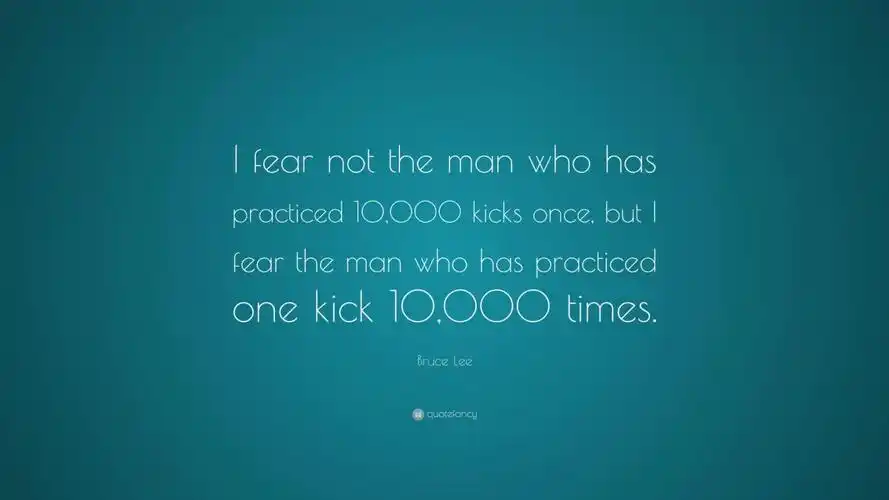 李小龙正能量经典英文简约暖心话语,艺术壁纸-回车桌面