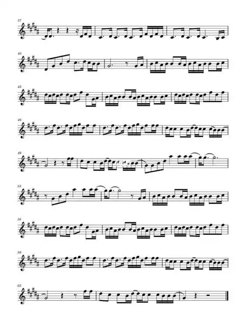 孤勇者小提琴谱五线谱