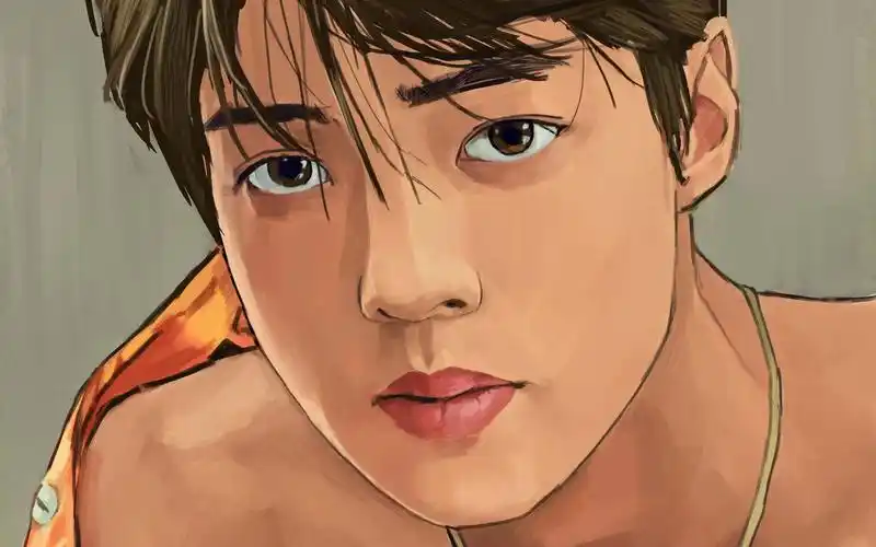 【板绘】吴世勋/每天都要画帅哥