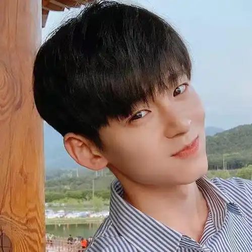 假发男生帅气短直发时尚日常可齐可斜空气刘海气质冬季学生碎盖头