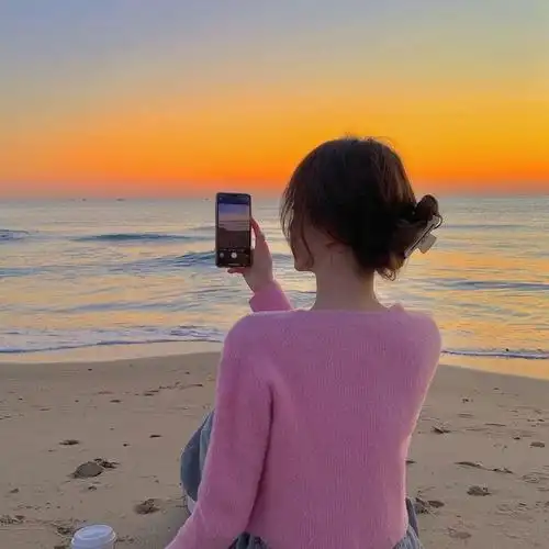 女生头像海边女头二传注明 dt三色堇儿