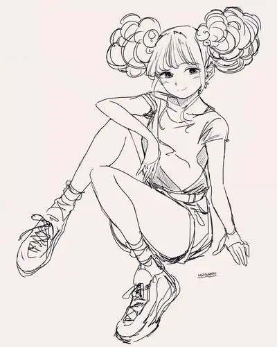 临摹完这组动漫插画连你的速写水平都能大幅度提高了