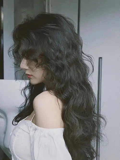 烫发复古烫发港风烫发