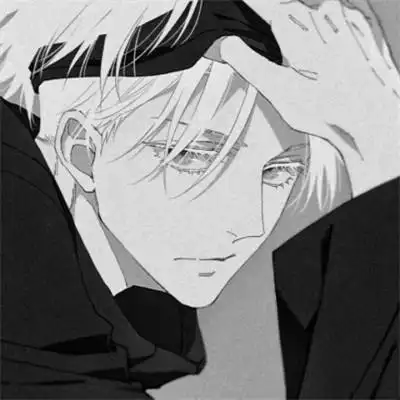 动漫帅哥头像黑白图片大全_男生动漫头像_头像屋