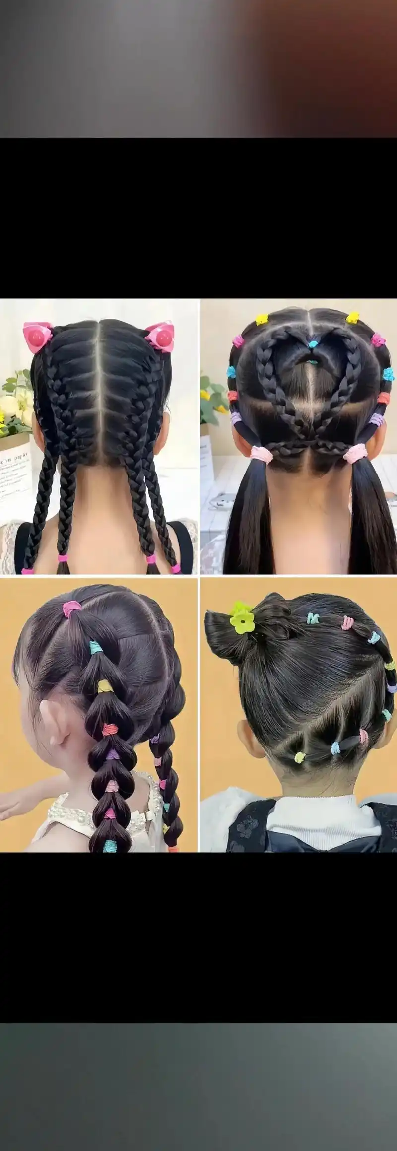 让女鹅每天不重样,美美哒～#儿童编发#小女孩怎样扎头发好看又简单