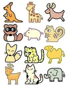 幼儿彩色简笔画大全1000多种492个彩色儿童简笔画素材,为孩子留着吧丨