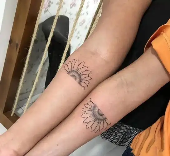 简单低调的情侣纹身图案2