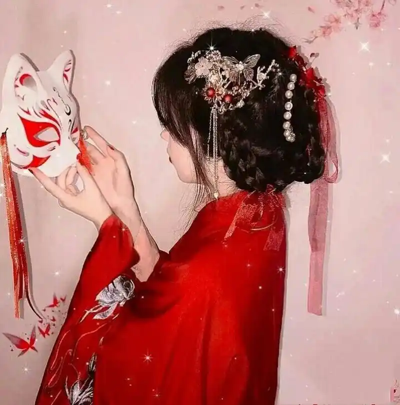 仙气古风真人头像女