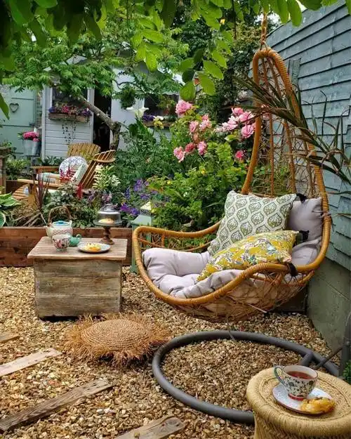 别墅小花园怎么布置才好,4个别墅小院子布置建议_的花园_整体_风格