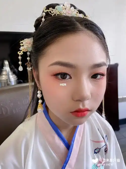 六一儿童汉服妆容汉服表演妆古风宜宾化妆