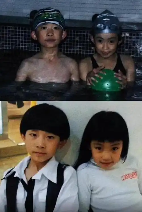 易烊千玺发小阿深微博易烊千玺和阿深儿时合照