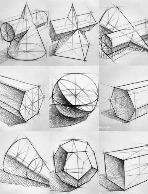 🎨 几何体素描三步走:从入门到进阶