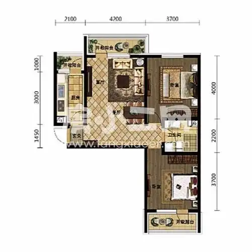 颐和城 3室 2厅 2卫 176㎡ _沈阳其它二手房_3室2厅176平米96.