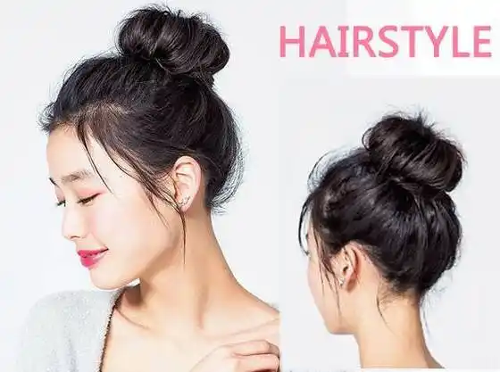 无论是长发还是短发将头发盘起来给人的感觉会清爽很多,所以妹纸趁