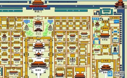 故宫平面图(北京故宫图文详解)