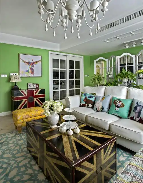 田园风格三居 小清新美家_齐家网装修效果图