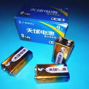 【正品】  大品牌 天球电池 9v电池 天球话筒电池 1.20每只