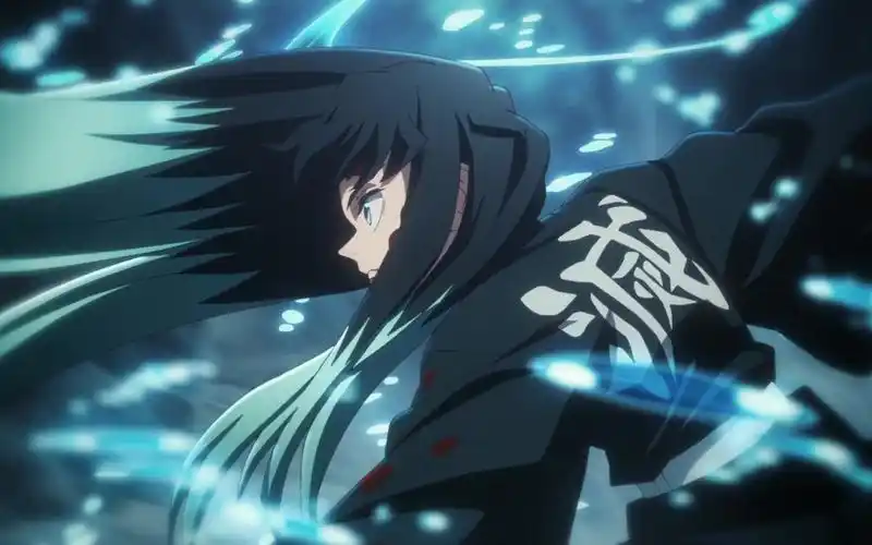 "霞柱斑纹开启,一刀终结上弦.