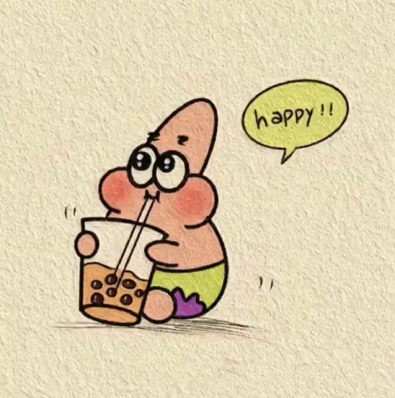 海绵宝宝头像 快来对象一起用这个海绵宝宝派大星头像吧