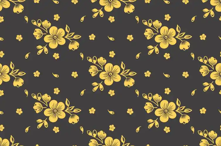 金色花瓣无缝背景矢量素材(eps/免扣png)