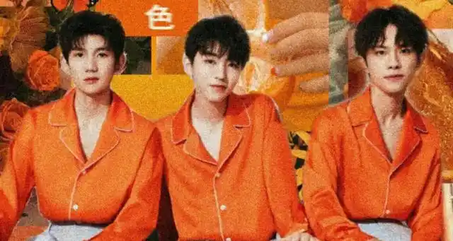 tfboys出道的第一张专辑主打歌服装是橙色.