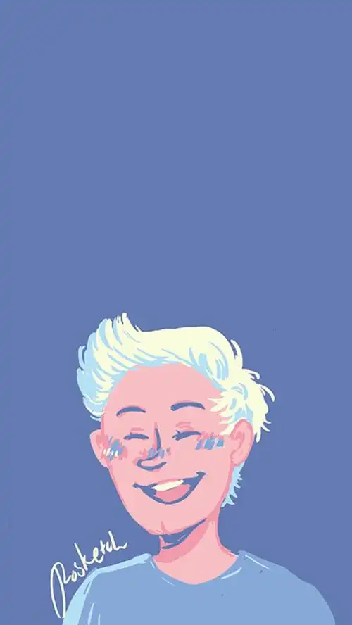 蓝色 男生 油菜 背景图 壁纸 锁屏 头像