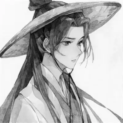 古风头像黑白男