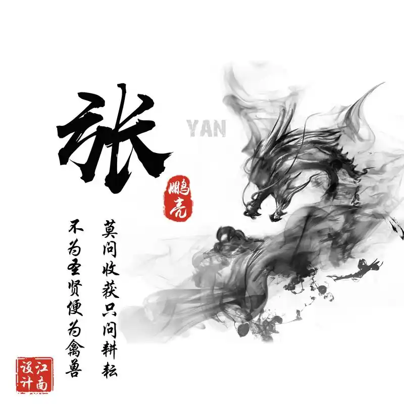 微信头像,姓氏头像,新款3d霸气商务签名头像,你留姓氏我作图