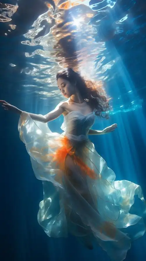 美女水下写真,美到令人窒息