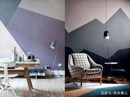 白色背景墙太普通?合理采用墙漆,打造一个有格调的家居环境