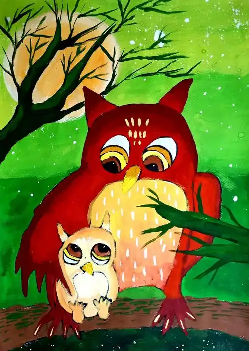 2019年星光美术暑期部分儿童画作品欣赏