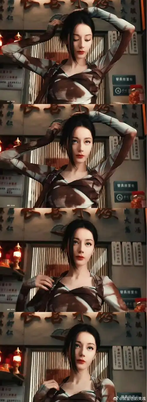 迪丽热巴工作室晒图