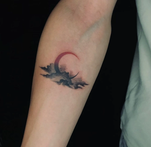 个性月亮纹身图案大全男女3