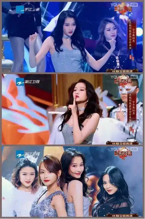 张嘉倪和关晓彤也太美了,同穿了银色服装,肤色对比挺明显