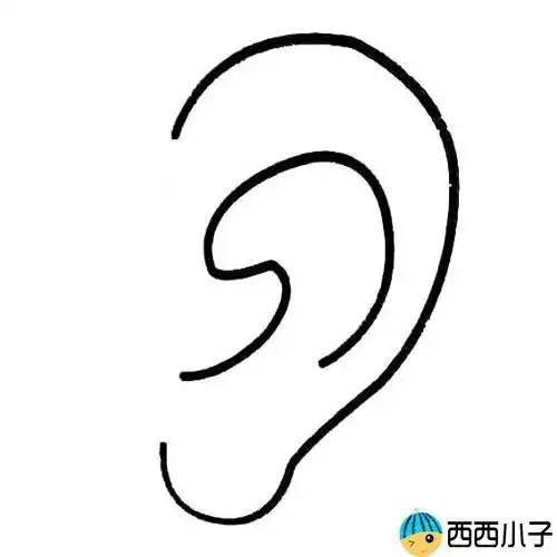 卡通人物耳朵简笔画图片耳朵简笔画图片耳朵简笔画