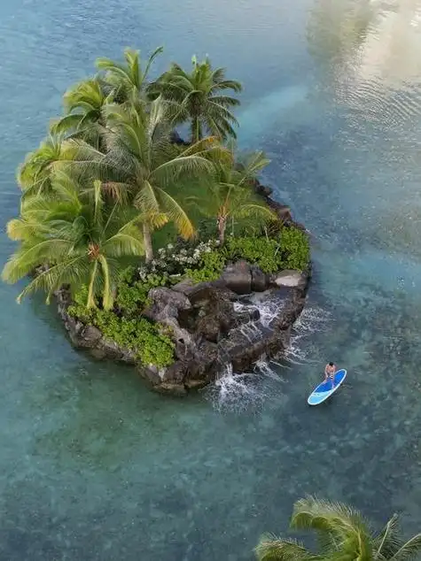 湖心小岛怎么画,只要掌握这几个步骤,就能达到目的