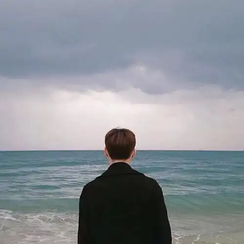 面朝大海背影爱人头像