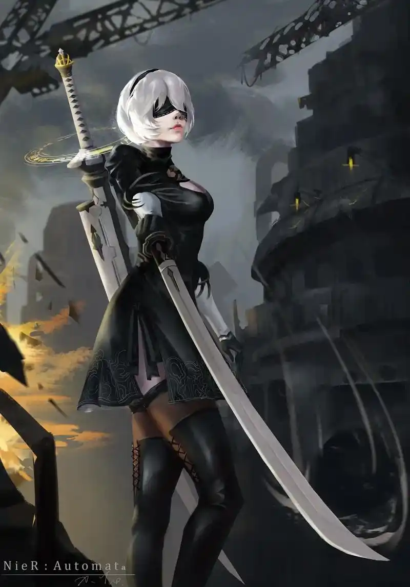 机械纪元2b小姐姐有爱的吗