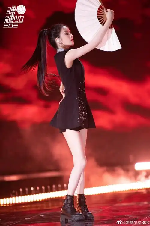 力丸刘些宁开场舞 武片打戏##创造营2021##刘些宁高马尾侠女造型