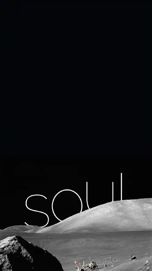 极简黑宇航员手机壁纸