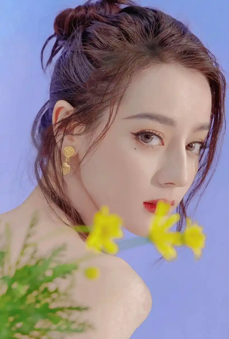 迪丽热巴花仙子造型,也太美了