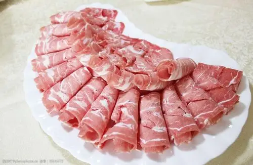 火锅羊肉牛肉图片