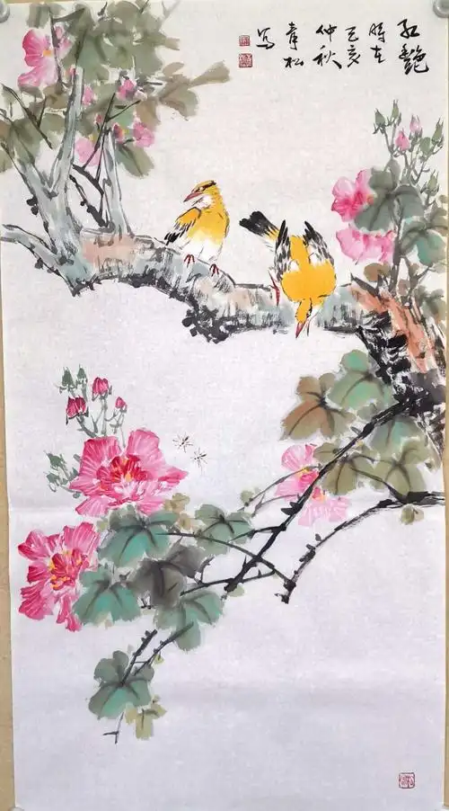 蒲青松国画～花鸟精品欣赏之一